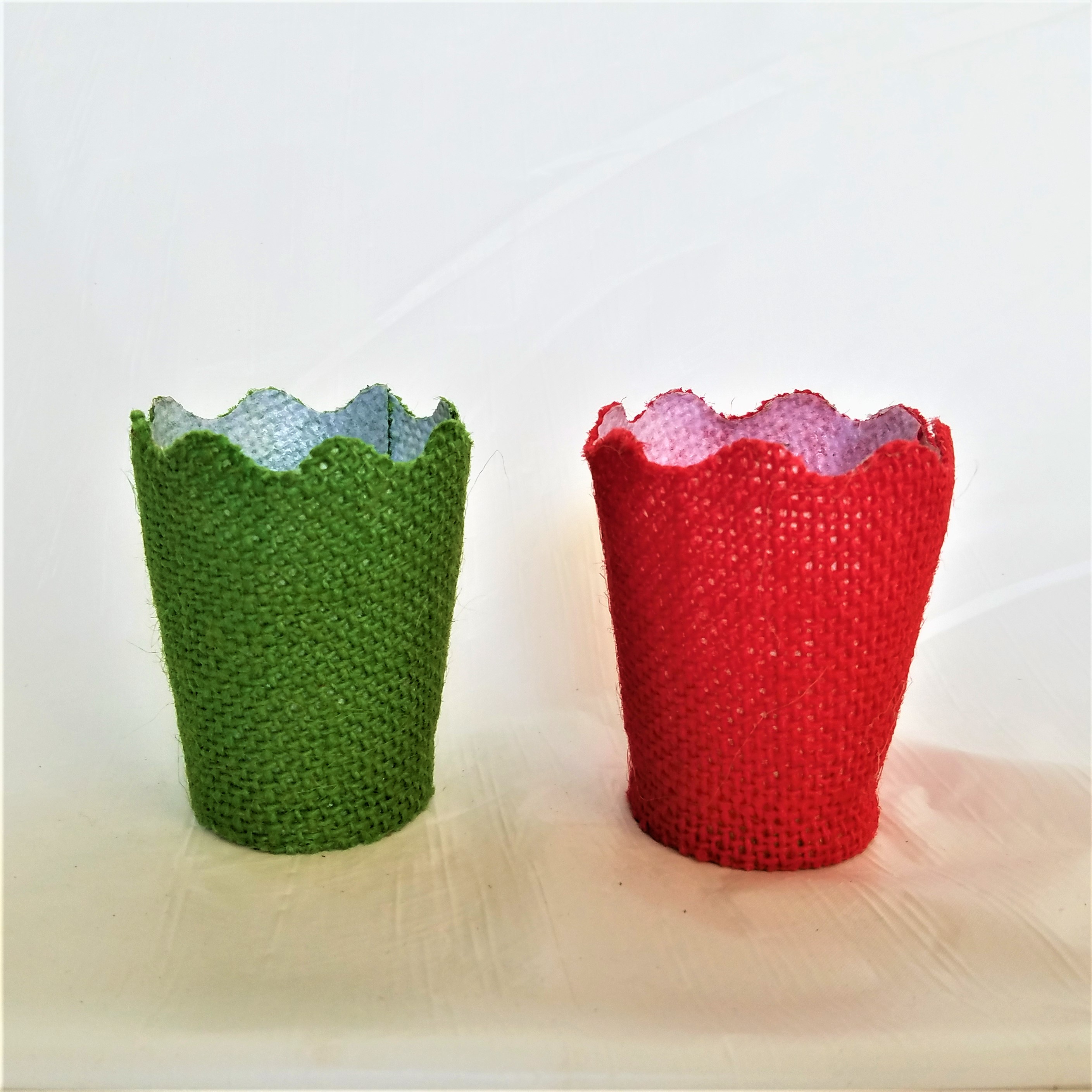 Christmas Jute Pots
