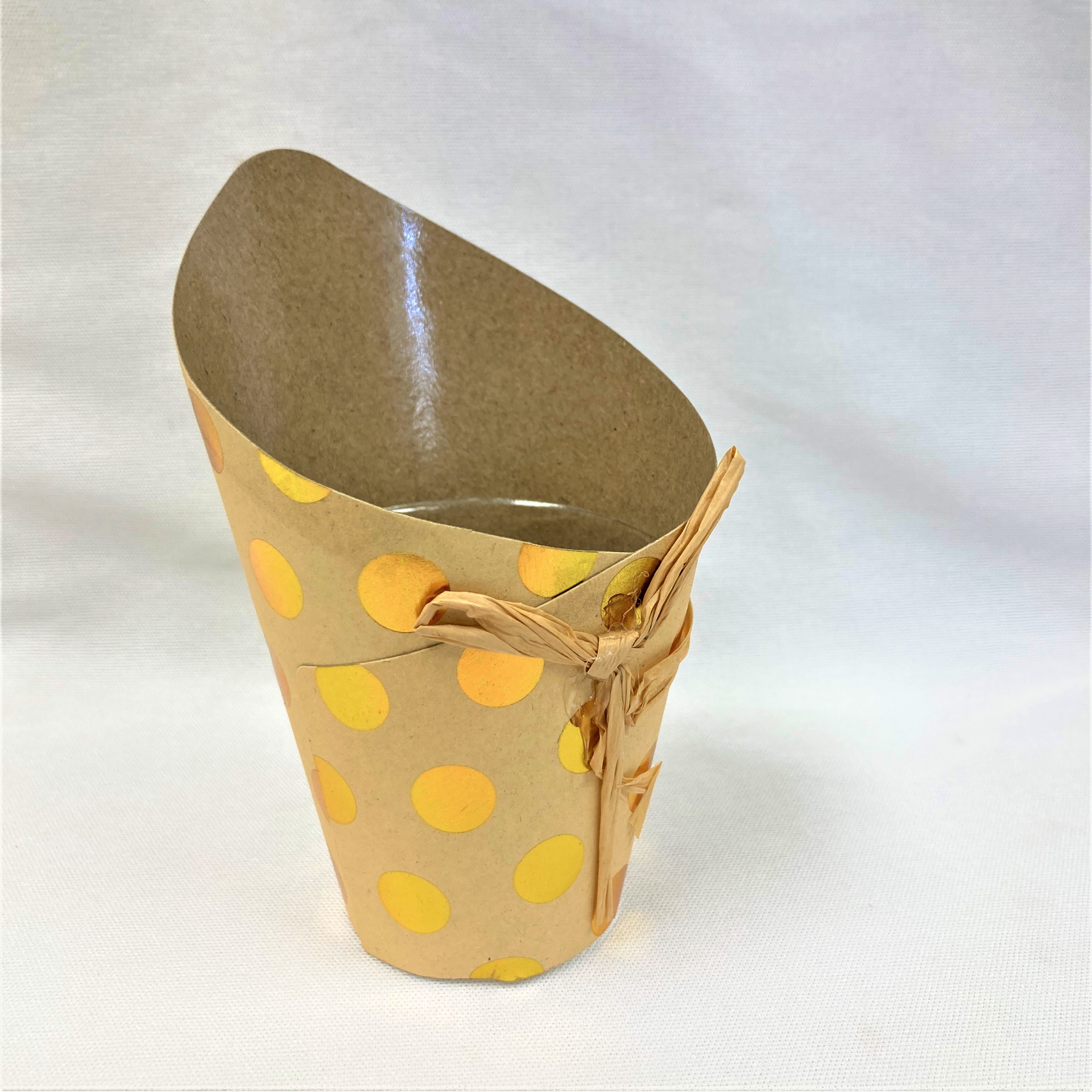 Gold Polka Dots Wrap