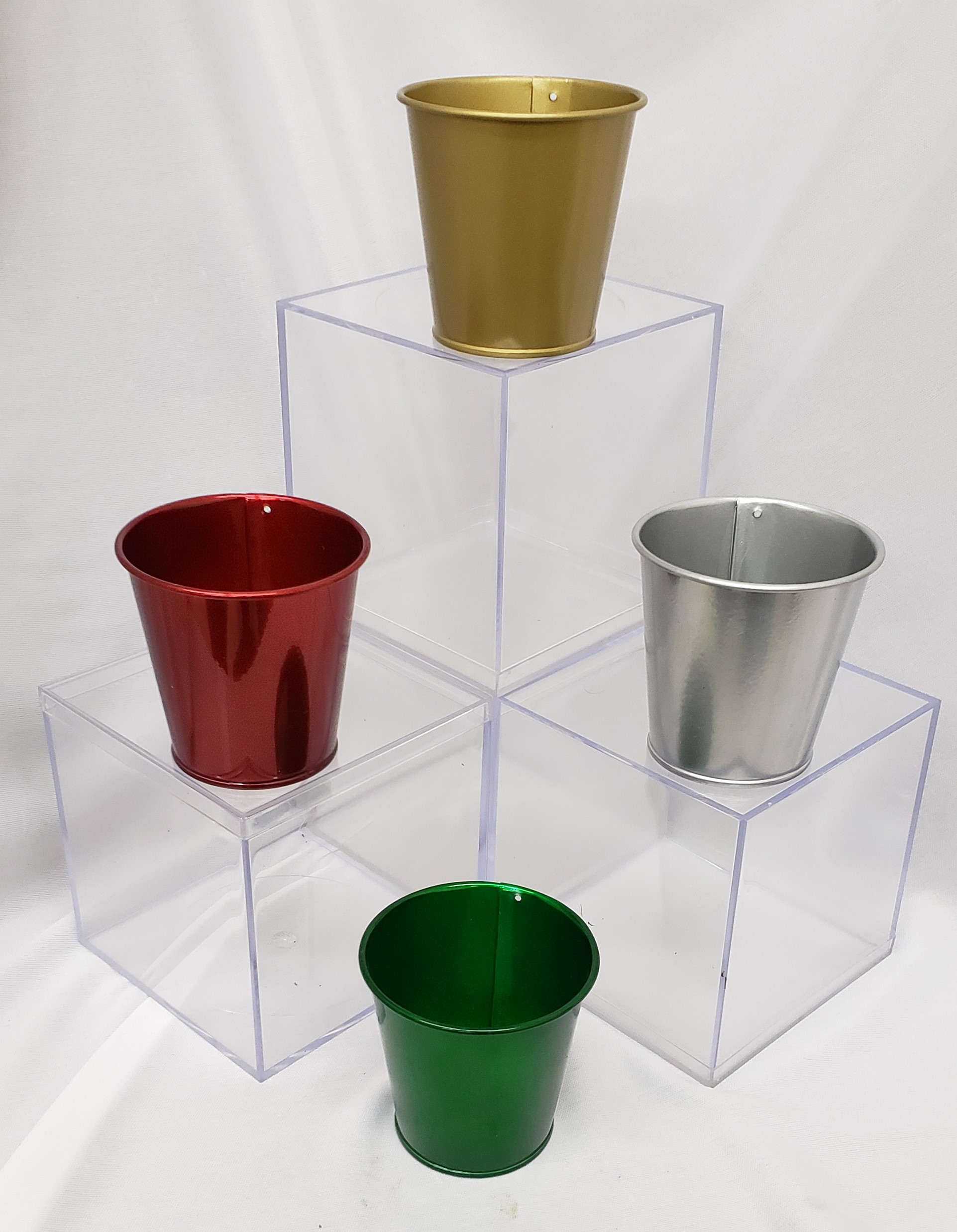 Holiday Metallic Tins